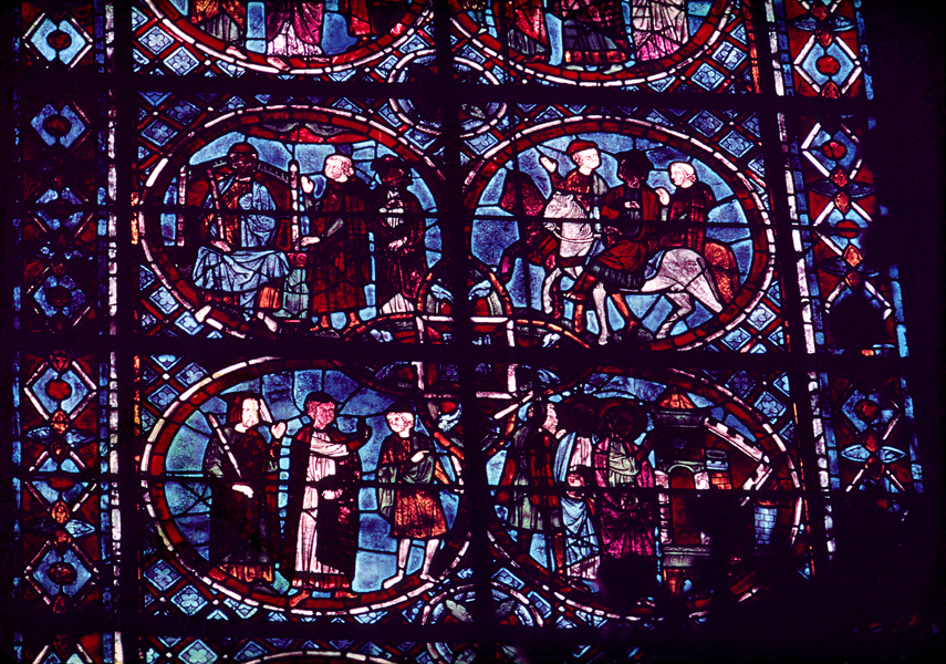 Apse, central, window 4