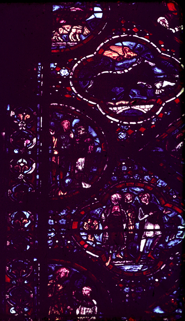 Nave, wall north, bay 1