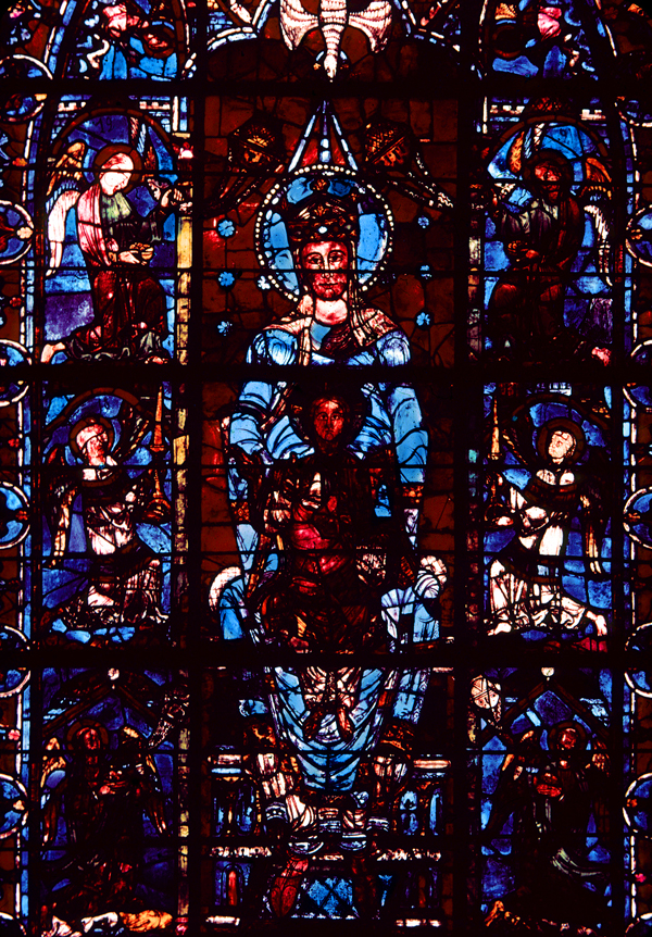 Choir, wall south, bay 1