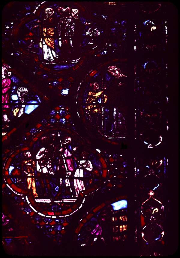 Nave, wall north, bay 1