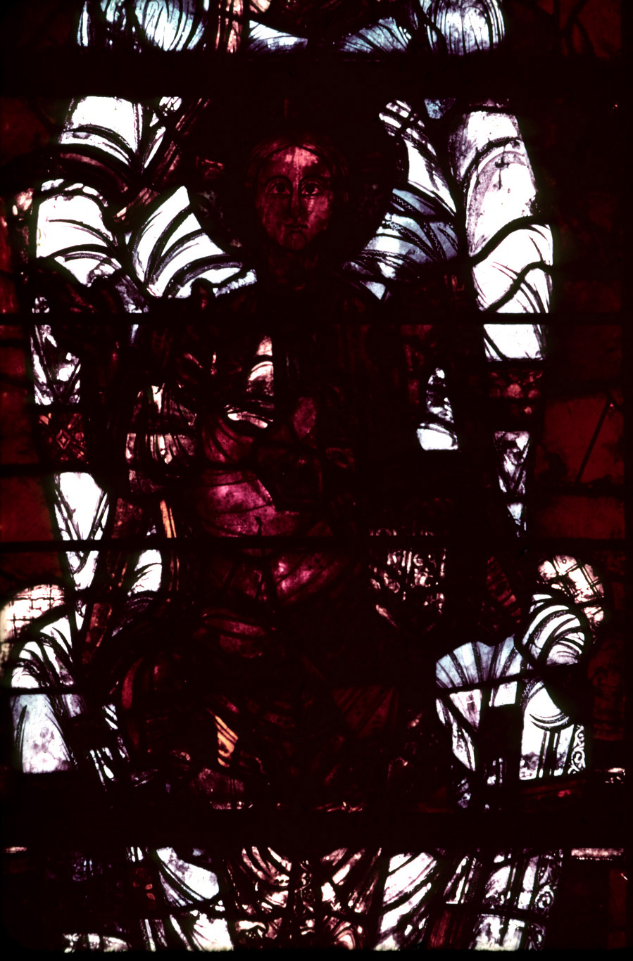Choir, wall south, bay 1