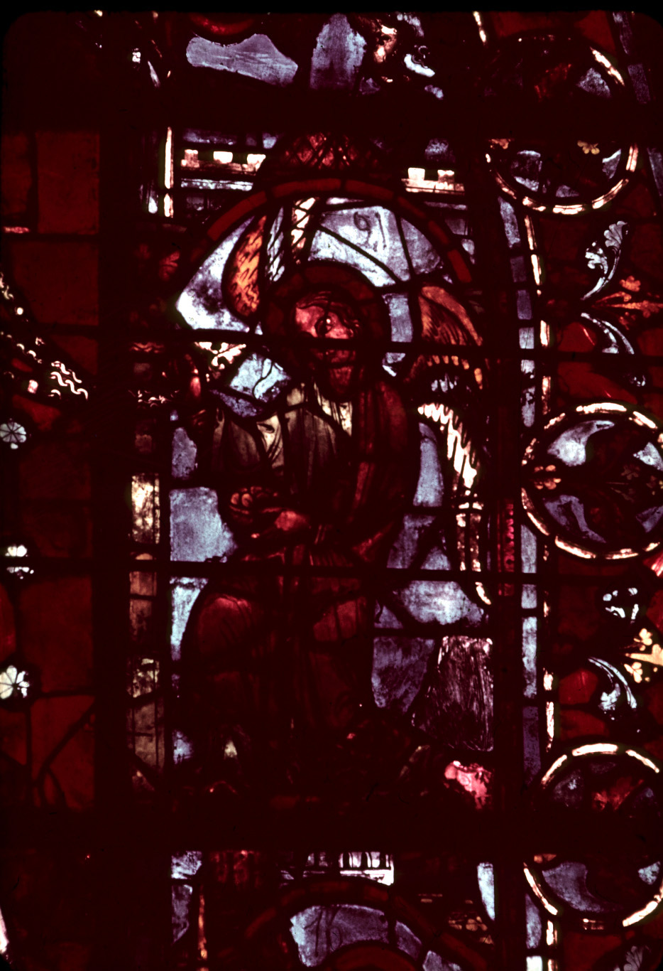 Choir, wall south, bay 1