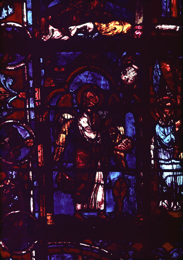 Choir, wall south, bay 1