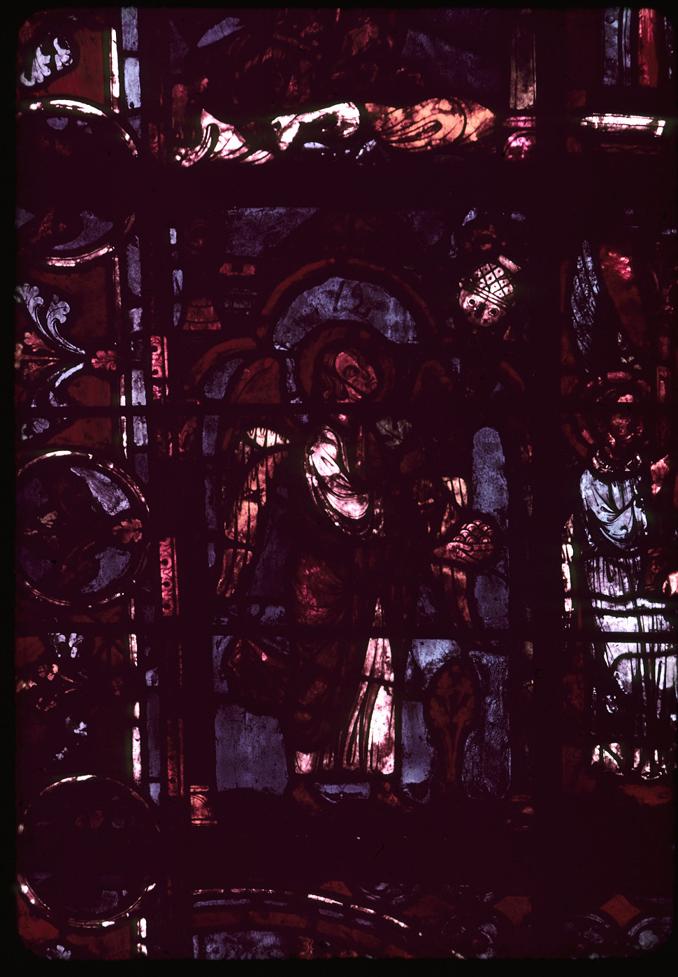 Choir, wall south, bay 1