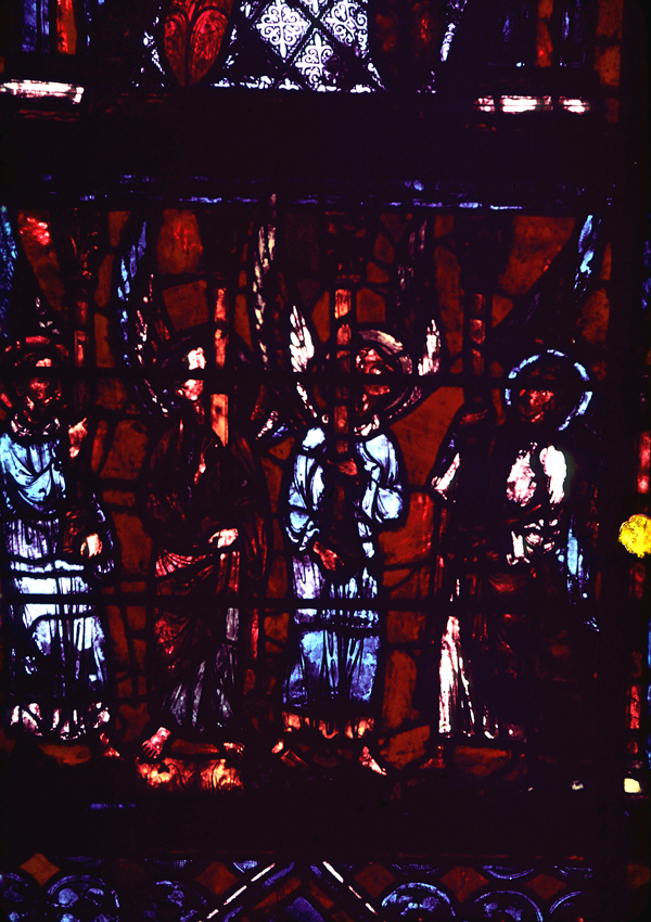 Choir, wall south, bay 1