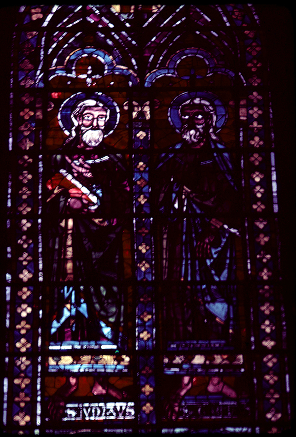 Transept north, wall east, clerestory