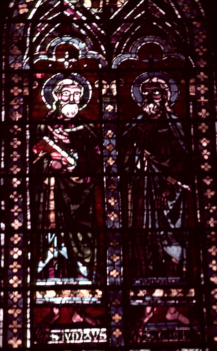 Transept north, wall east, clerestory