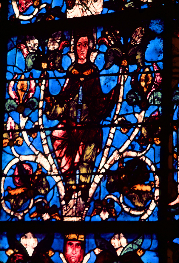 Nave, wall west, window, north