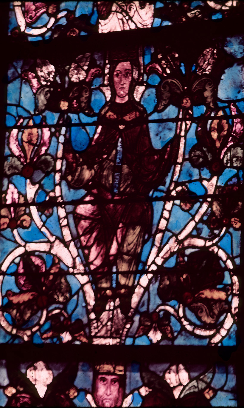 Nave, wall west, window, north