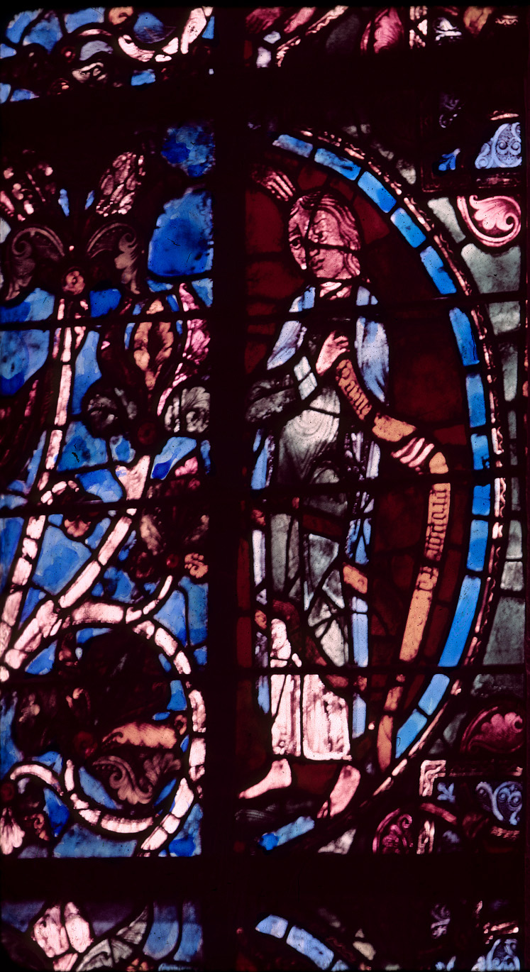 Nave, wall west, window, north