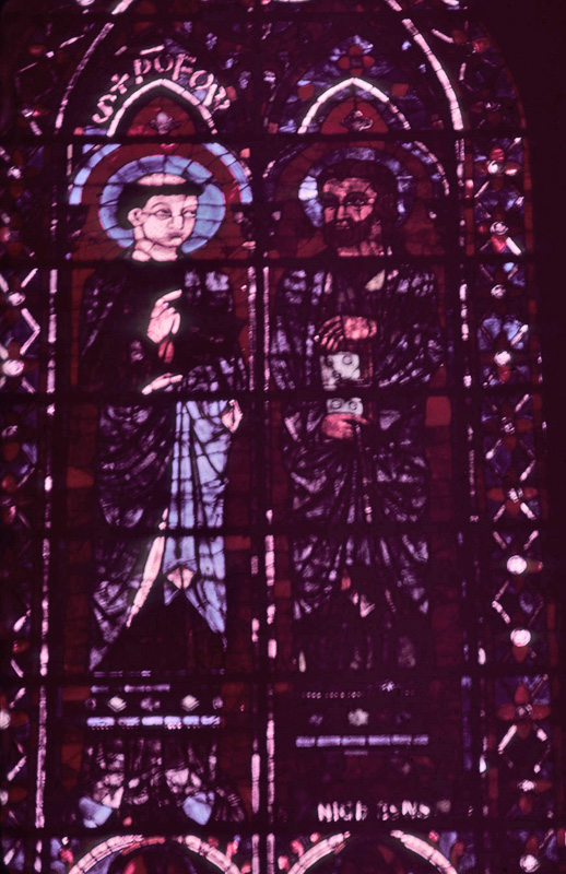 Transept south, wall east, clerestory