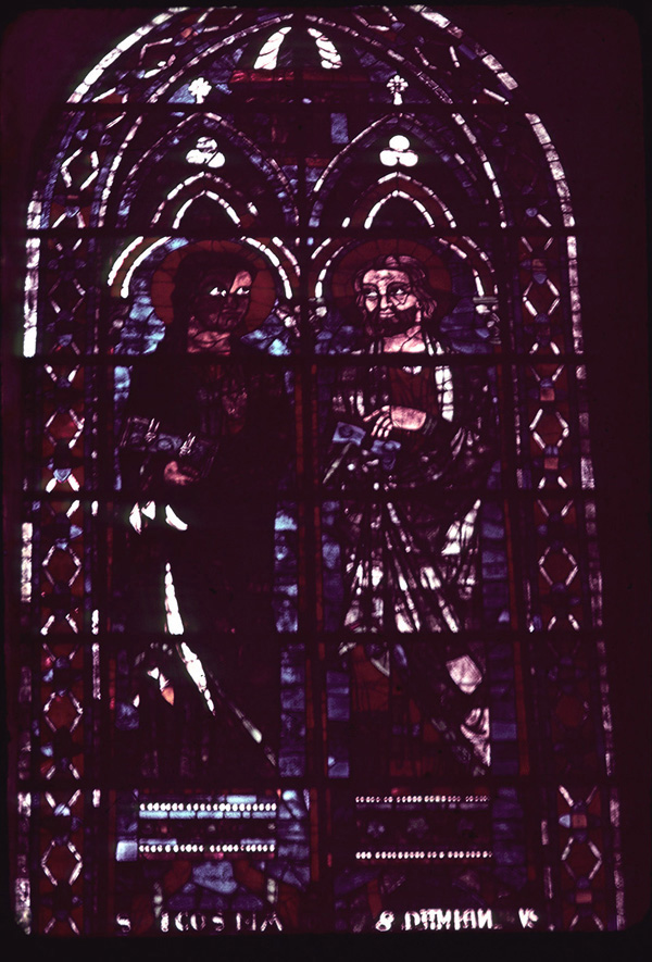 Transept south, wall east, clerestory
