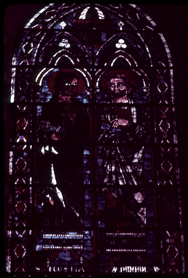 Transept south, wall east, clerestory