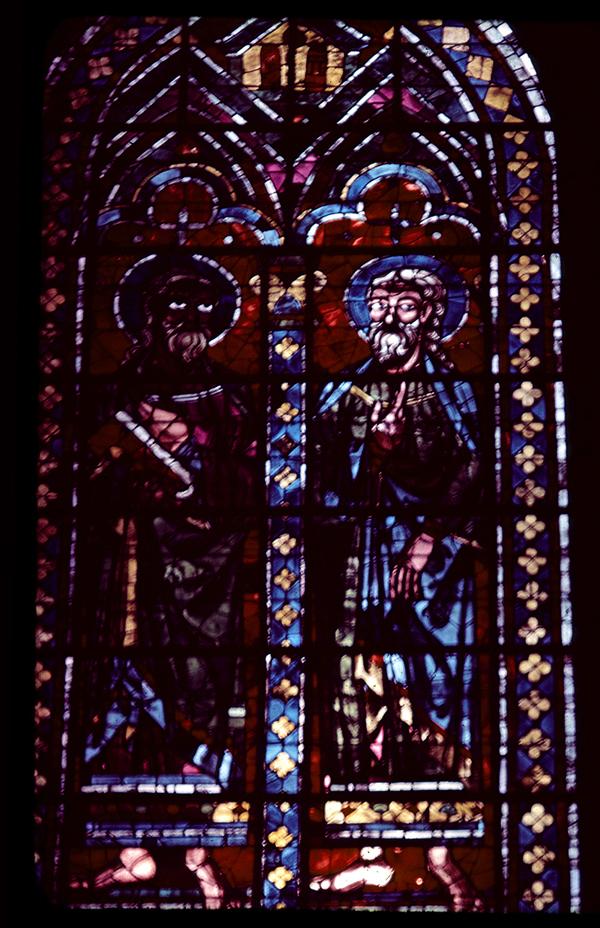 Transept north, wall east, clerestory
