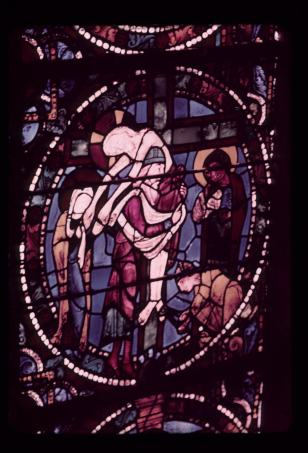 Nave, wall west, window, south