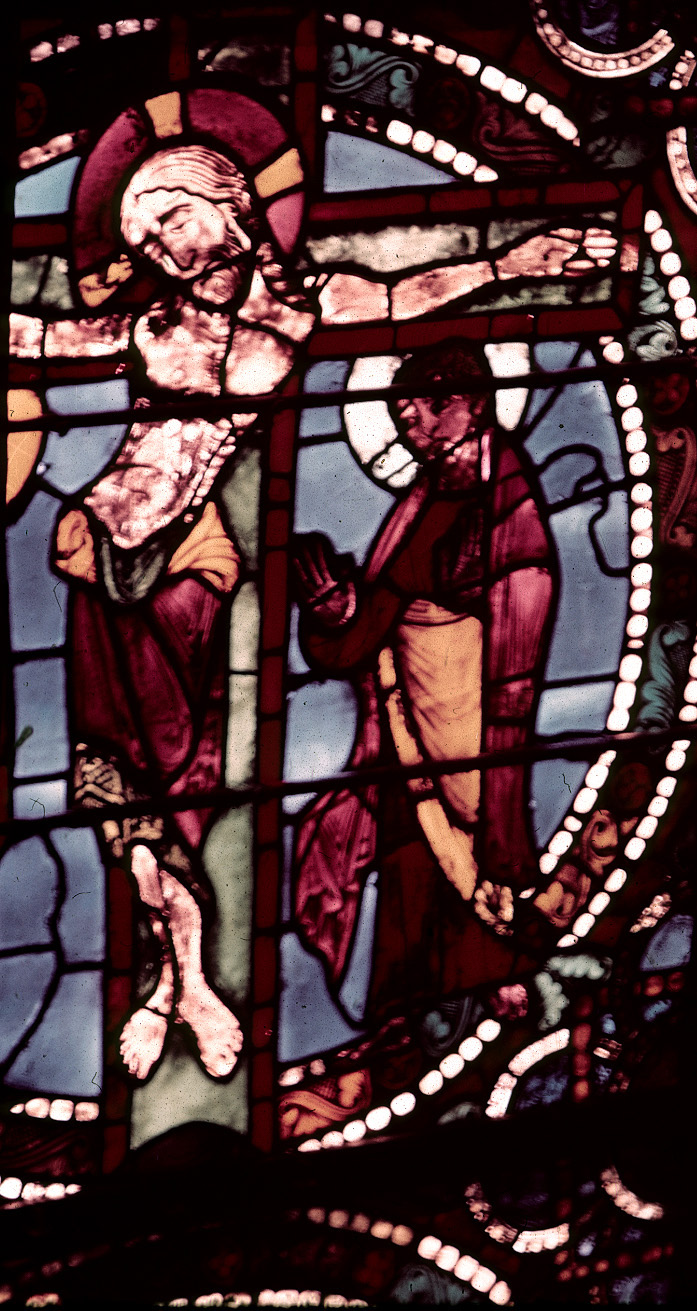 Nave, wall west, window, south