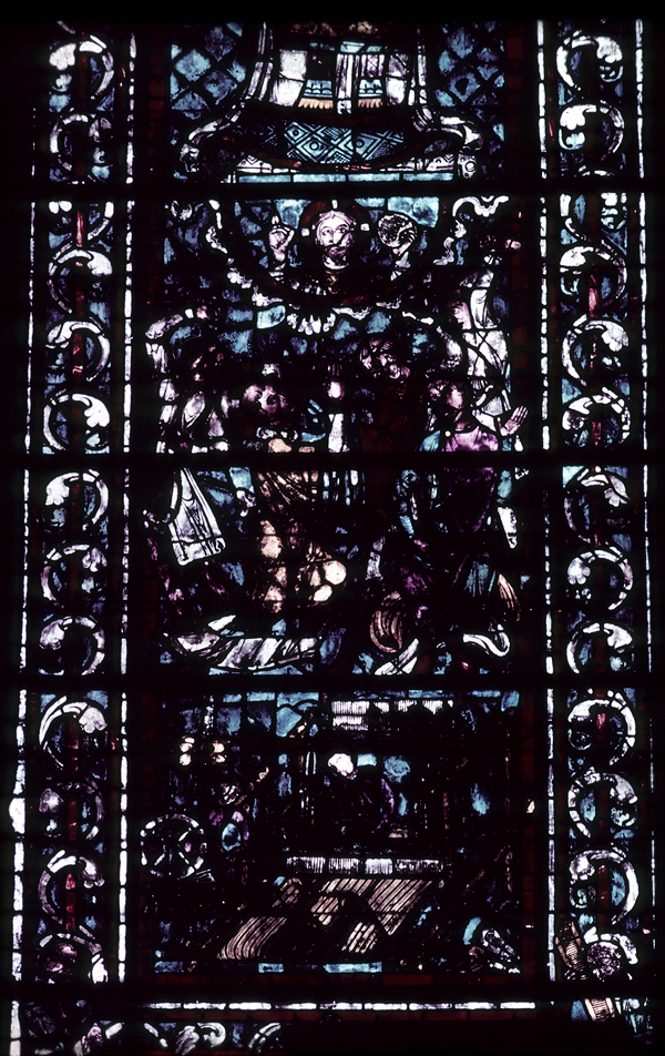Nave, wall north, clerestory