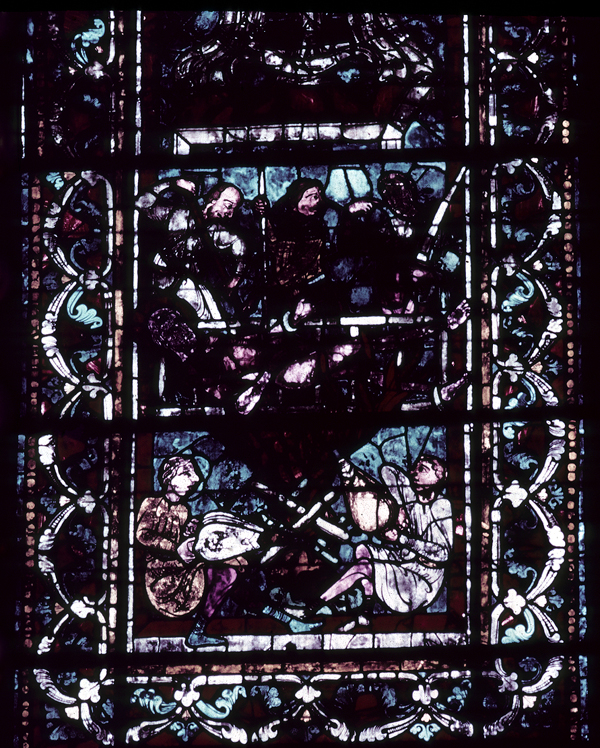 Nave, wall north, clerestory