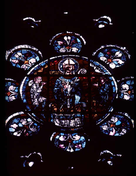 Nave, wall north, clerestory