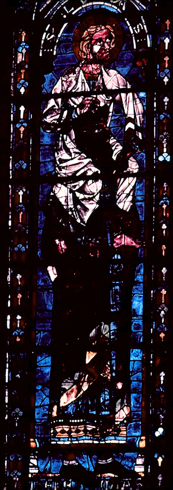 Transept south, wall south, clerestory