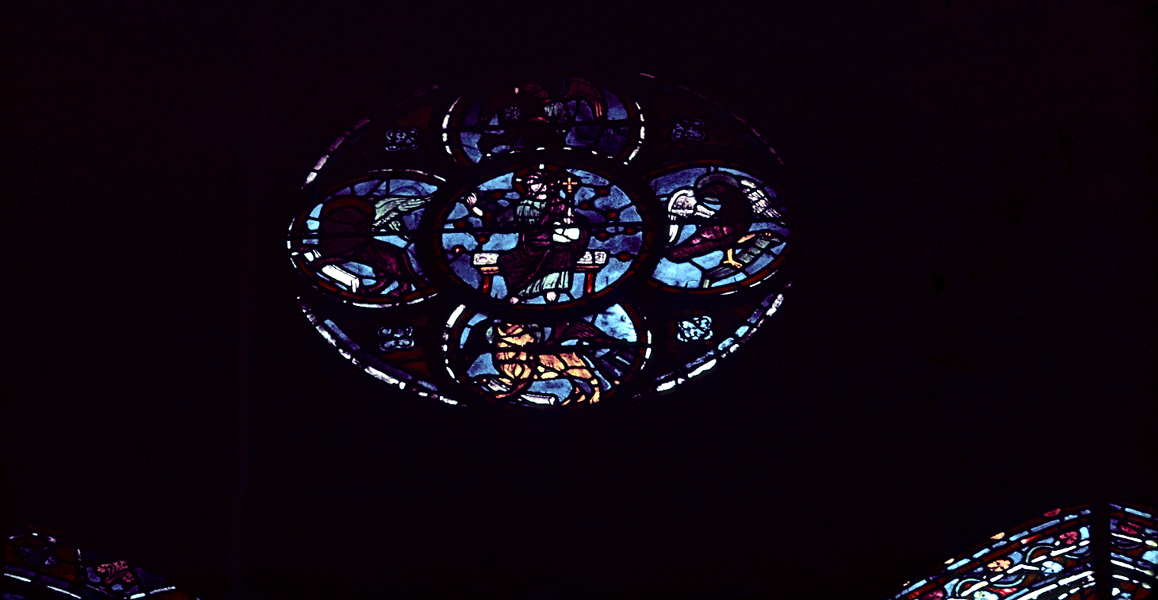 Choir, wall south, bay 3