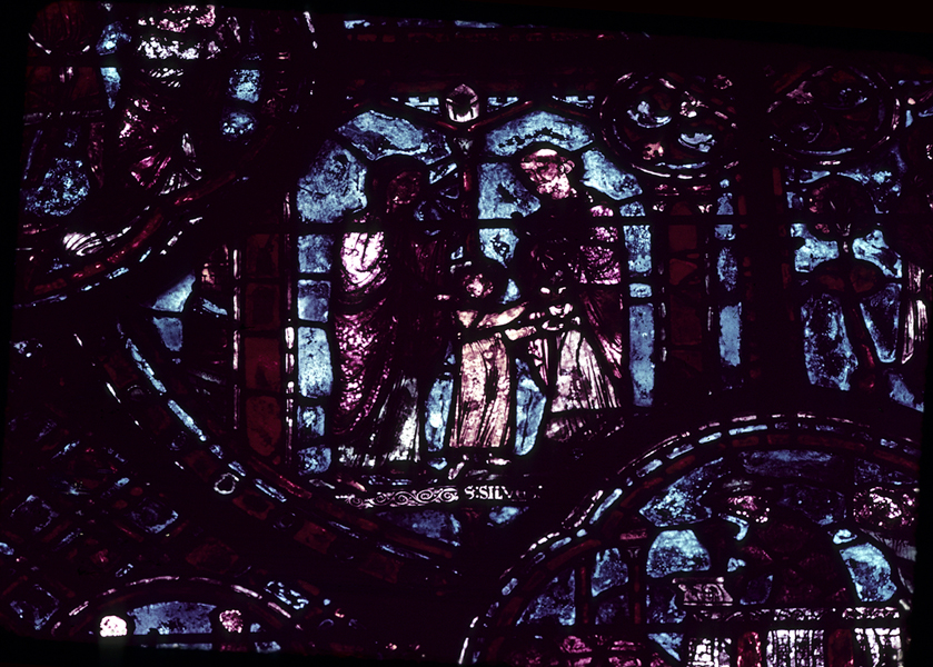 Choir, wall east, window 1