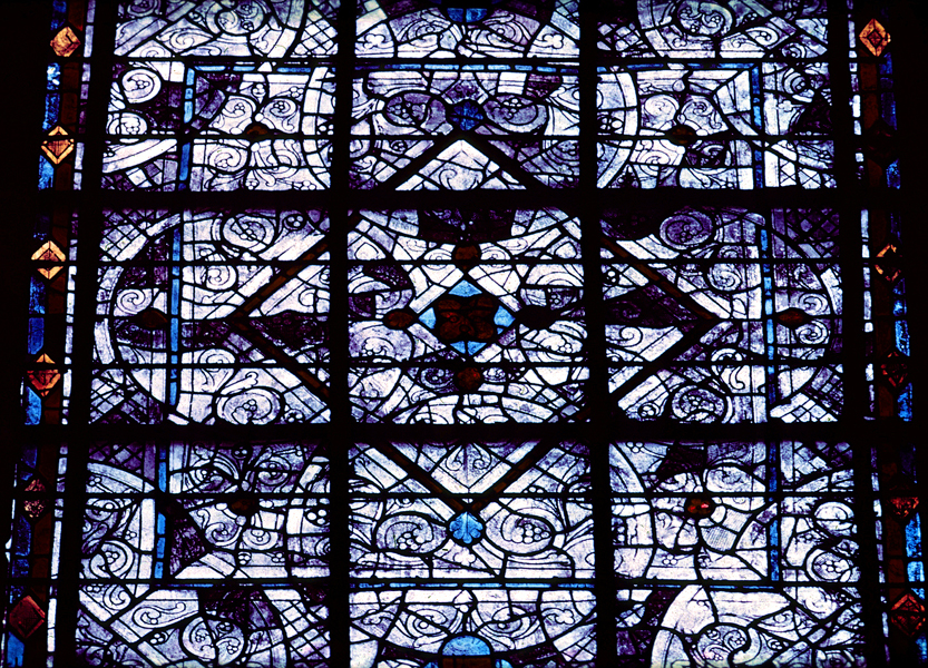 Choir, wall north, bay 3