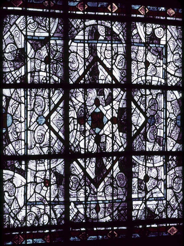 Choir, wall north, bay 3