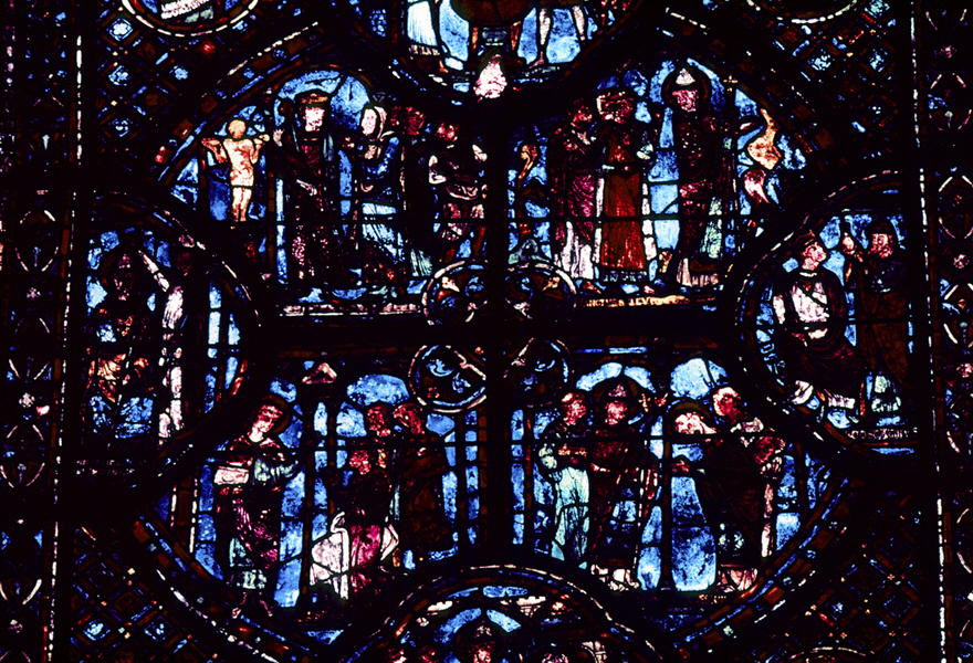 Choir, wall east, window 1