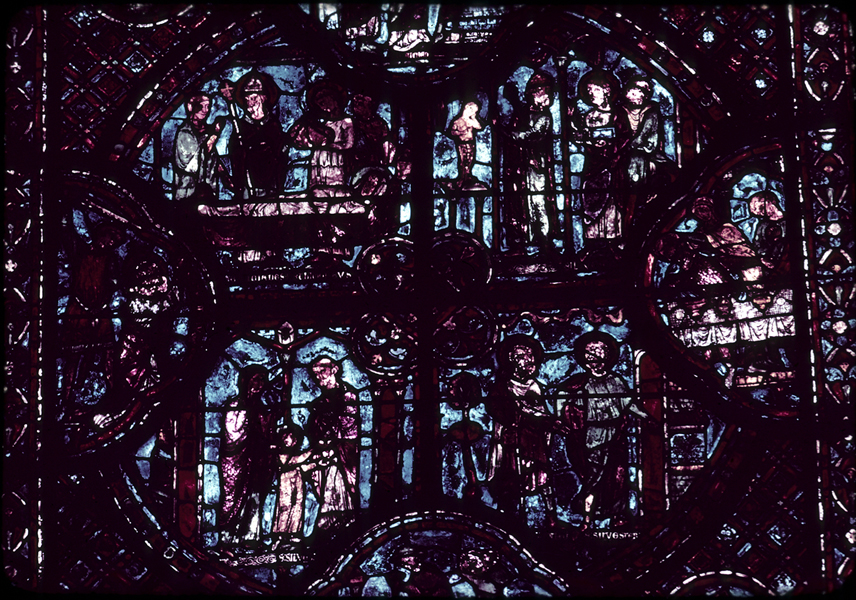 Choir, wall east, window 1