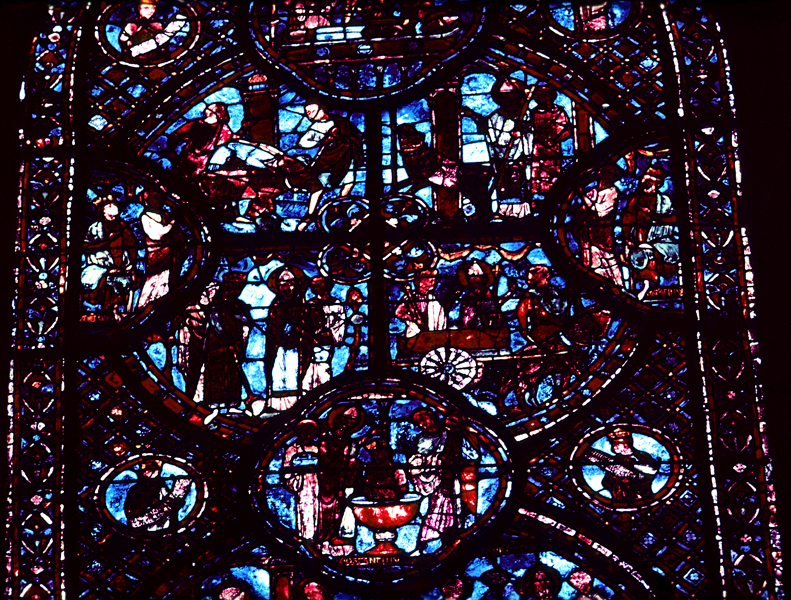 Choir, wall east, window 1