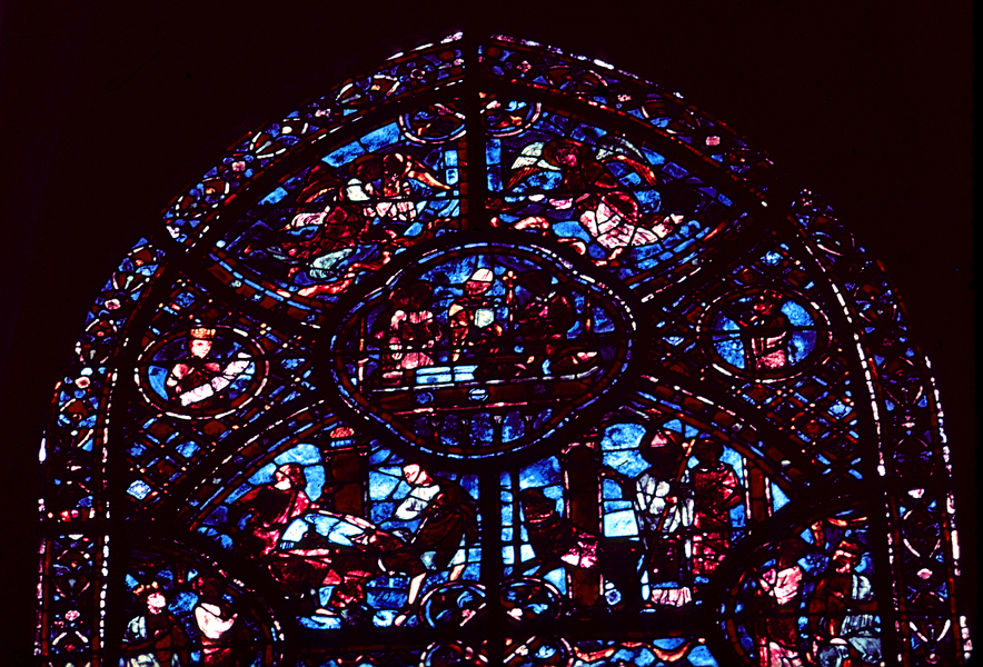 Choir, wall east, window 1