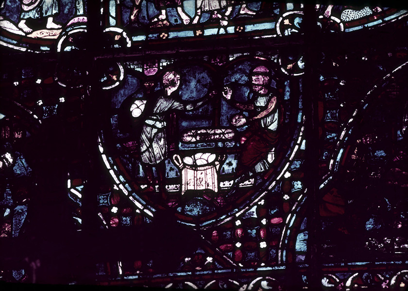 Apse, central, window 3