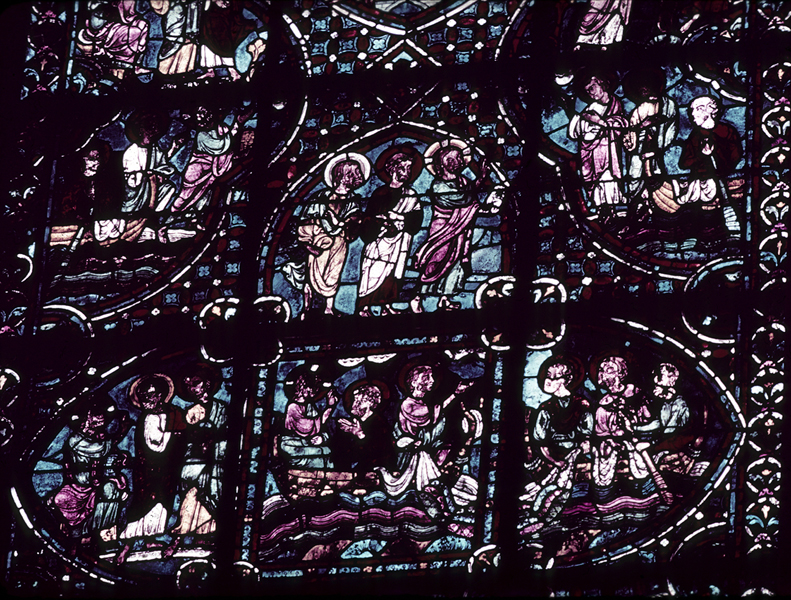 Apse central, window 3