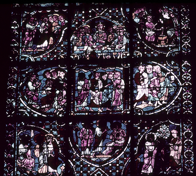 Apse central, window 3