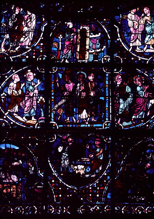 Apse central, window 3
