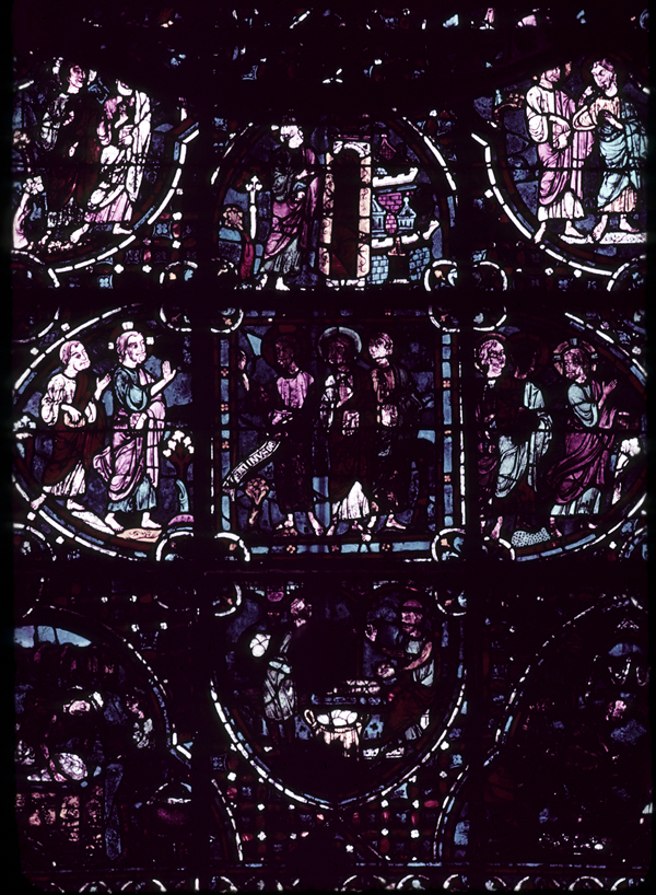 Apse, central, window 3