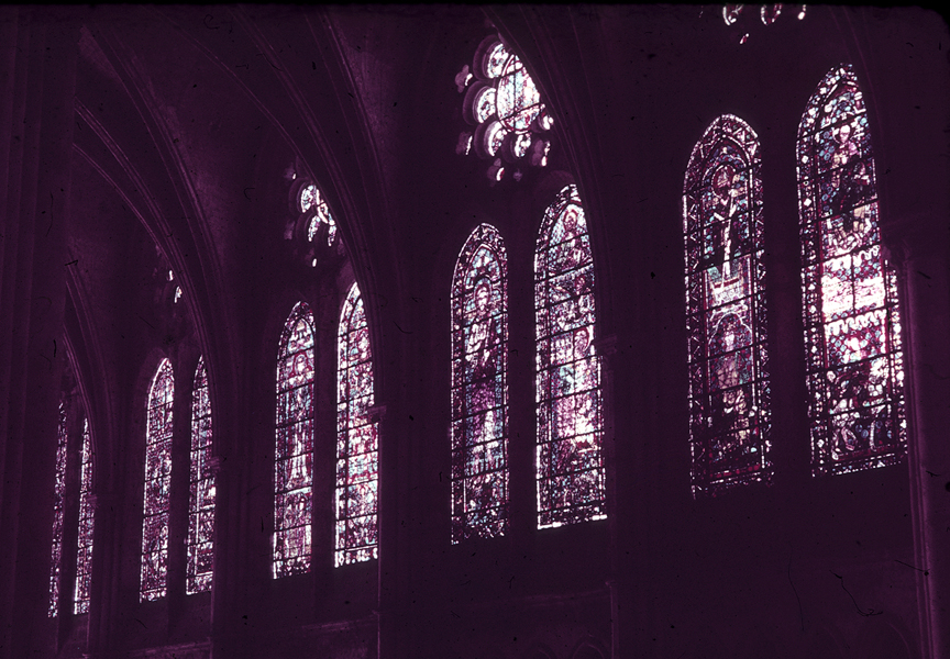 Interior view of north nave