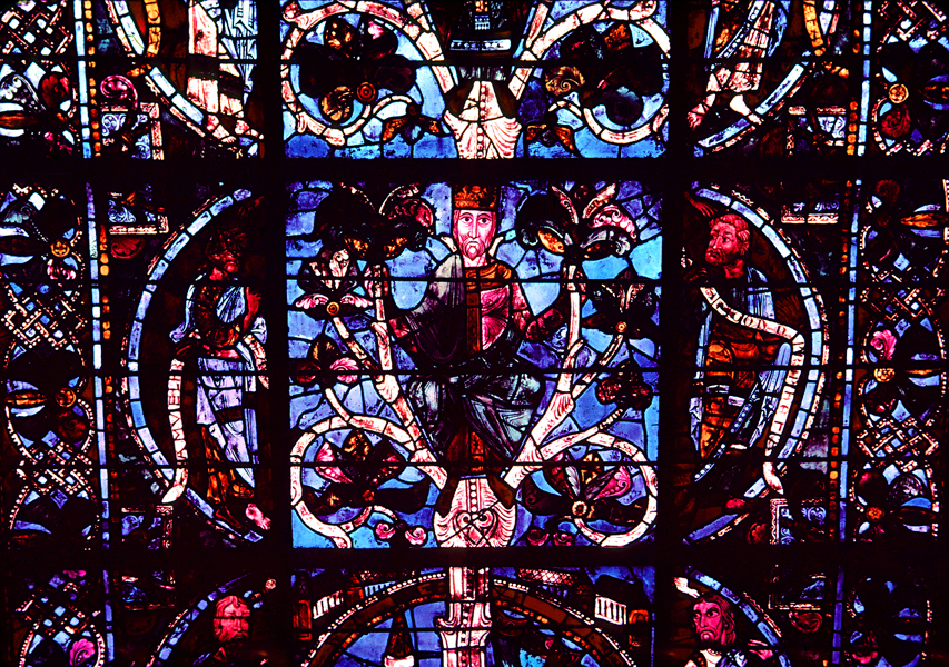 Nave, wall west, window, north