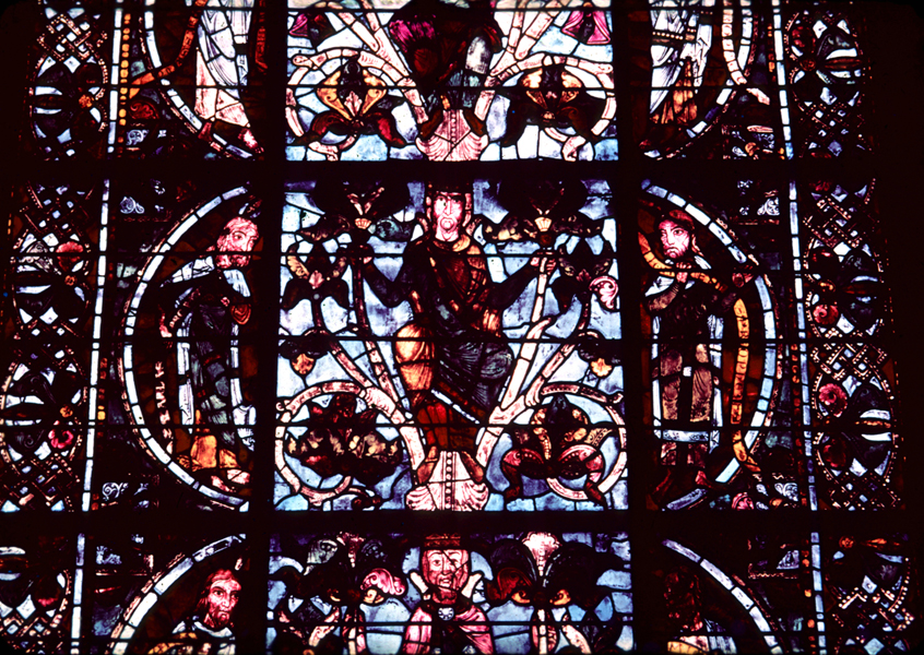 Nave, wall west, window, north