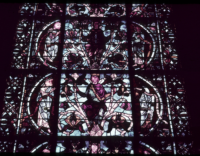 Nave, wall west, window, north