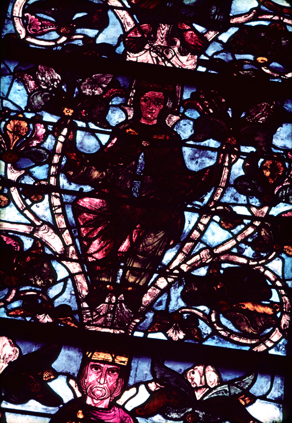 Nave, wall west, window, north