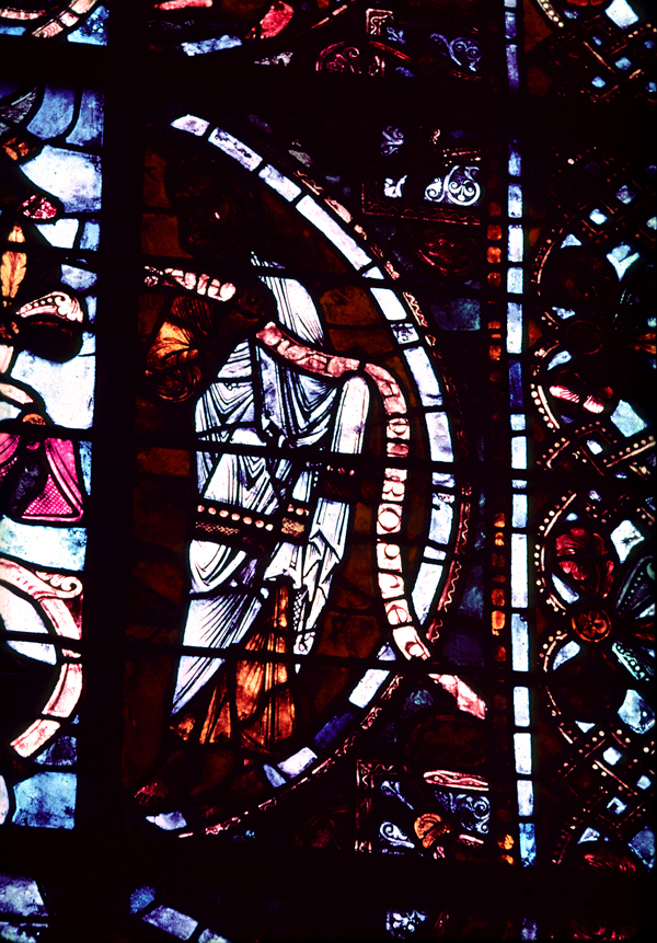 Nave, wall west, window, north
