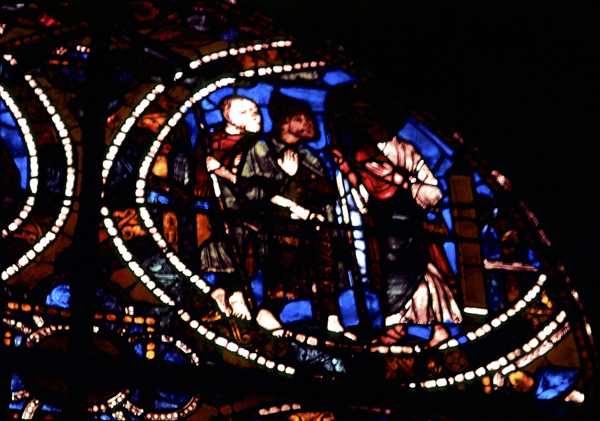 Nave, wall west, window, south