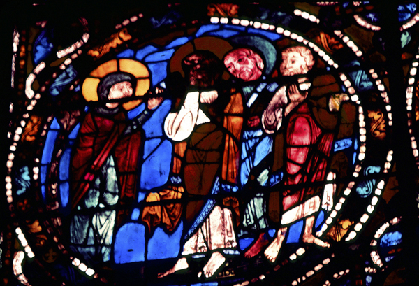 Nave, wall west, window, south