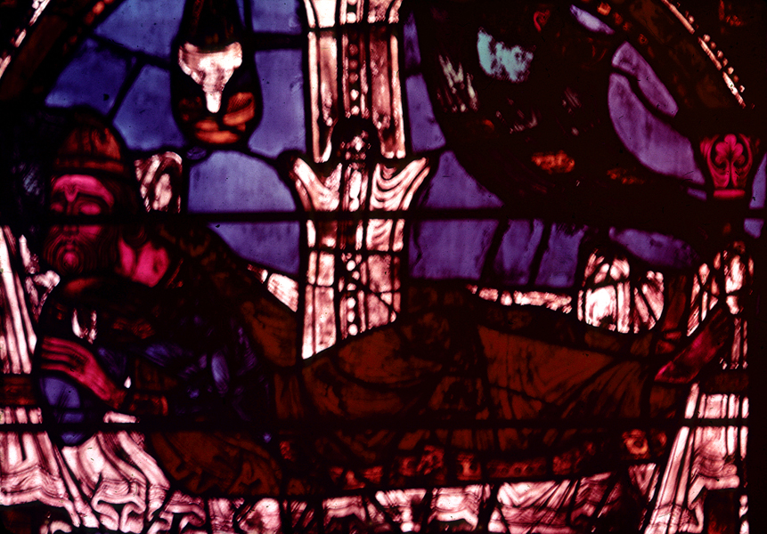 Nave, wall west, window, north