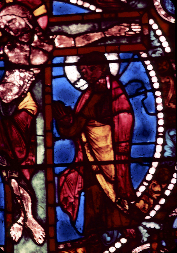 Nave, wall west, window, south