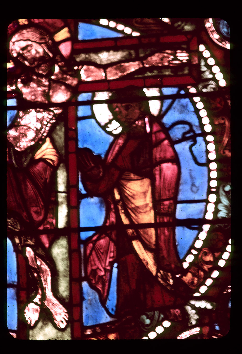 Nave, wall west, window, south