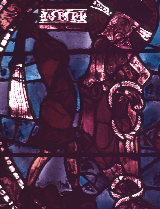 Nave, wall west, window, south