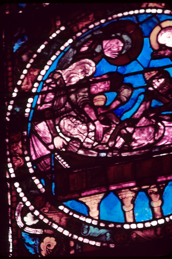Nave, wall west, window, south